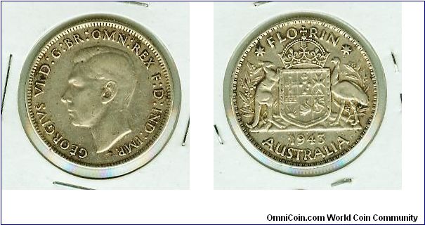 AUSSIE ONE FLORIN. I LOVE THIS DESIGN!