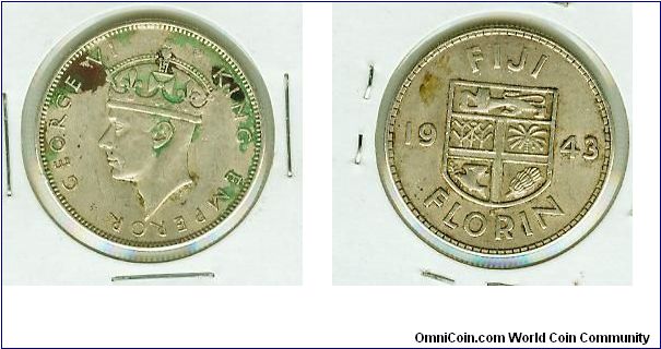 Scarce! One Florin from Fiji.