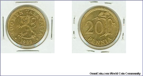 A PRETTY FINNISH 20 PENNIA