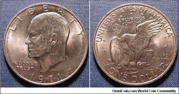 1971-D Eisenhower Dollar