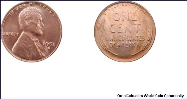 Wheat cent (D Mint)