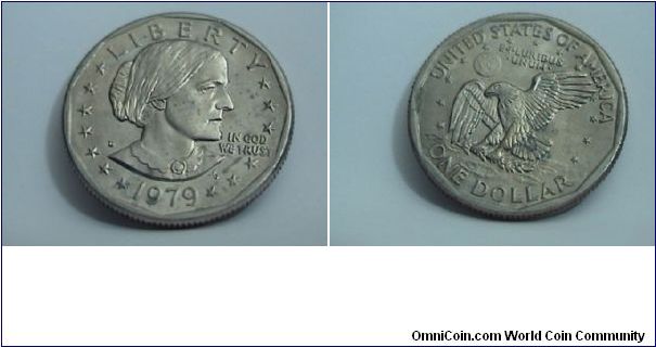 Susan B. Anthony Dollar (D Mint)