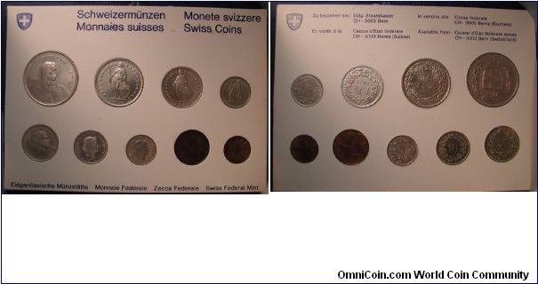 1974 Switzerland Mint Set