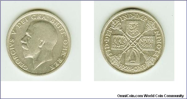 1928 GEORGE V SILVER FLORIN.