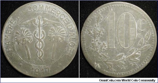 10 Centimes
Zinc
Token issue