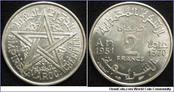 2 Francs
Aluminium