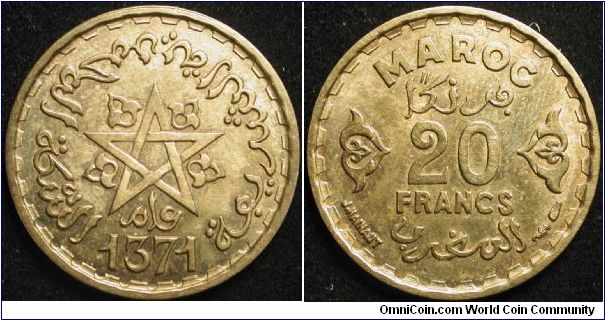 20 Francs
Aluminium bronze