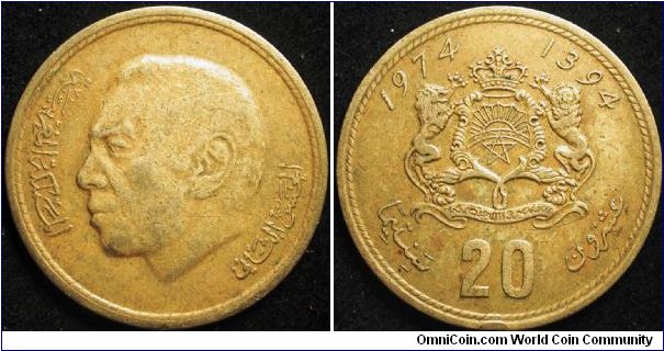 20 Santimat
Brass