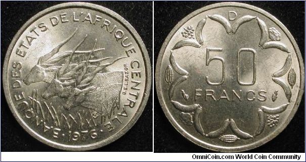 50 Francs
Nickel
Central African States