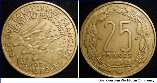 25 Francs
Aluminium bronze
French eq. Africa