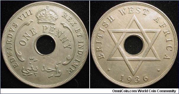 1 Penny
Cu-Ni
Edward VIII
H
