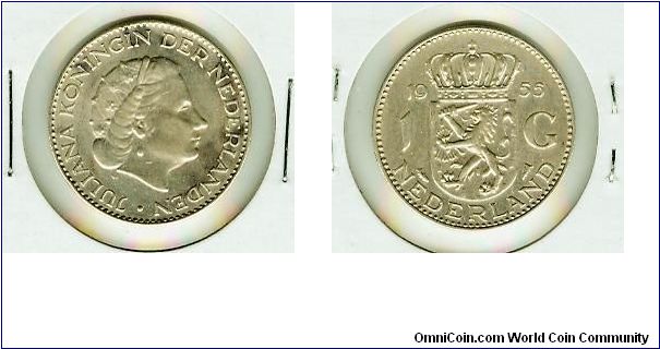 VERY PRETTY JULIANNA ONE GUILDER SILVER.