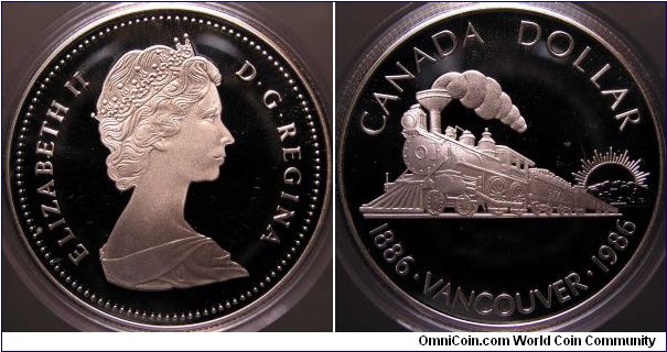 1 Dollar.

Train commemorative.                                                                                                                                                                                                                                                                                                                                                                                                                                                                                   