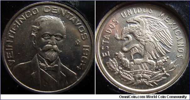 Mexico 1964 25 centavos.
