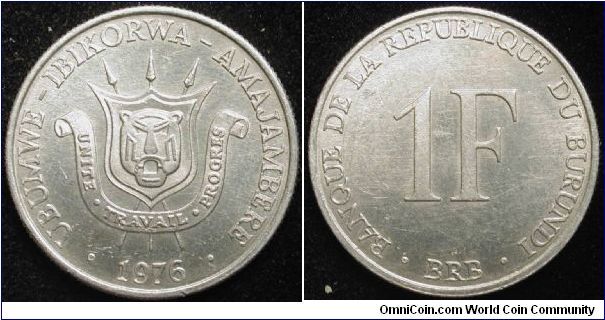 1 Franc
Aluminium