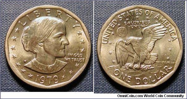 1979-P Susan B Anthony Dollar Near Date.