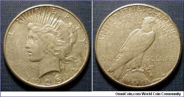 1925-S Peace Dollar