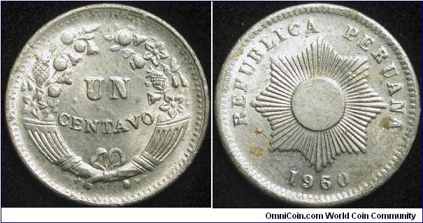 1 Centavo
Zinc