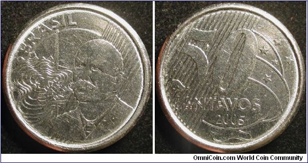 50 Centavos
Stainless steel