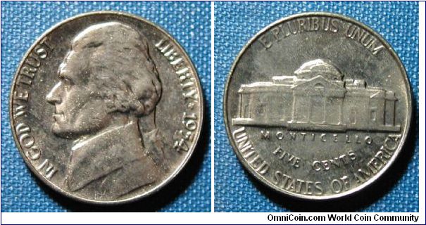 1954 Jefferson Nickel