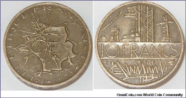 10 FRANCS COIN