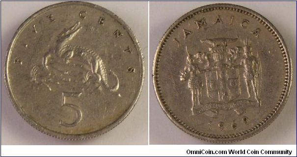 Jamaica 5 cent 1969