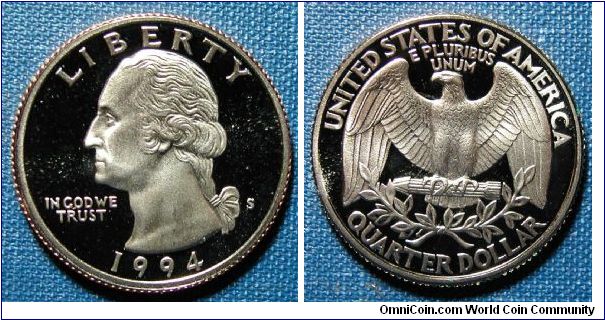 1994-S Washington Quarter Proof