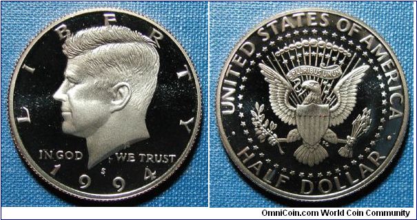 1994-S Kennedy Half Dollar Proof