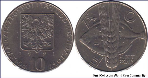 1971 10 Zloty