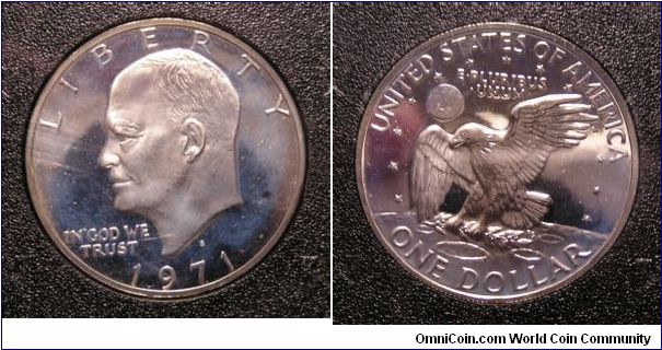 1971-S Proof Eisenhower in US Mint case