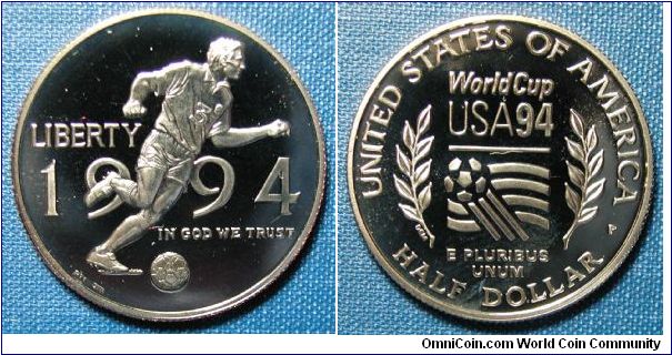1994-P US World Cup Half Dollar Proof