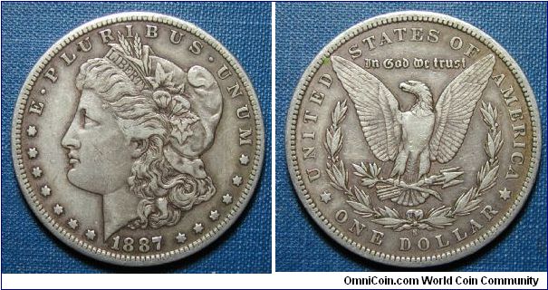 1887-S Morgan Dollar