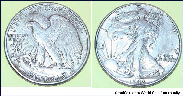 Half Dollar. Walking Liberty