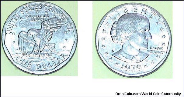 1 Dollar. Susan B Anthony