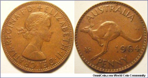 Australia 1964 1 penny.