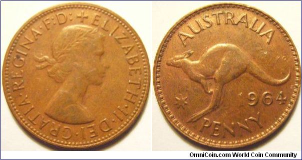 Australia 1964 1 penny.