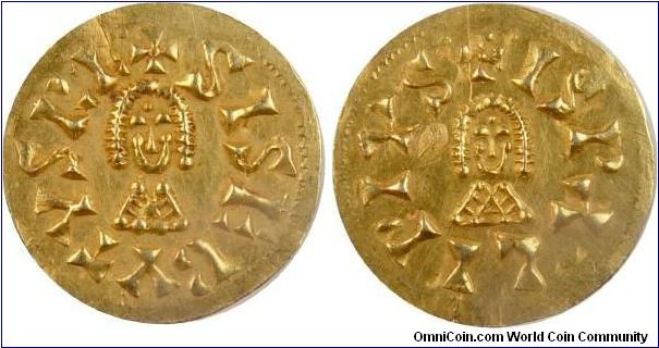 Visigoths, Sisebut Gold Tremissis Seville Mint