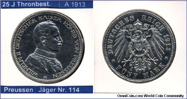 This is a coin from German Empire. 

Mintmark A (~Berlin)