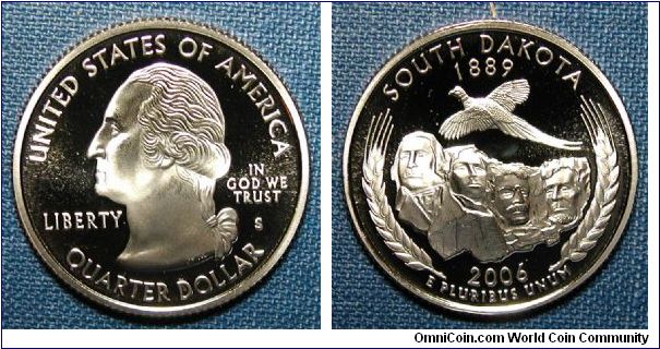 2006-S South Dakota State Quarter Proof