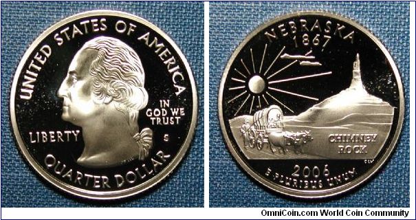 2006-S Nebraska State Quarter Proof