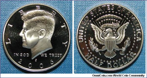 2006-S Kennedy Half Dollar Proof