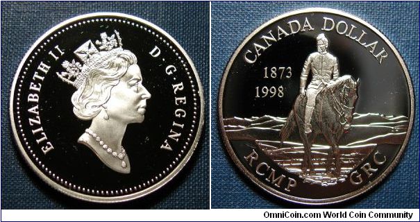 1998 Canada RCMP Silver Dollar Proof