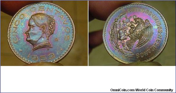 1952 5 centavos