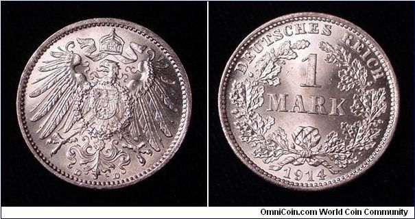 1914-D Germany 1 Mark

***Sold***