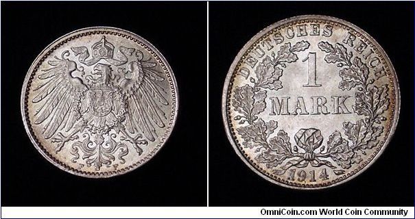 1914-F Germany 1 Mark BU

***Sold***