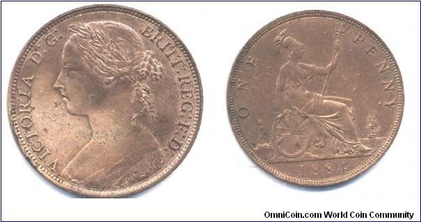 BU 1884 Penny