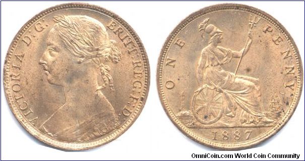 Bu 1887 Penny