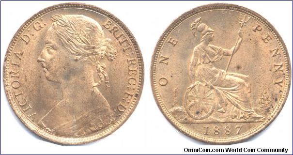 Bu 1887 Penny