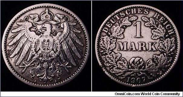 1909-A German 1 Mark

   ***Sold***