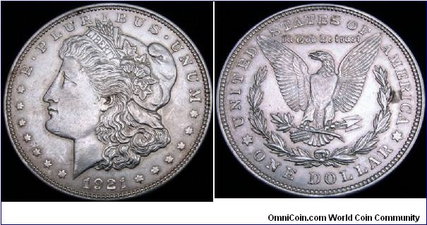 1921P Pitted Die AR in  DOLLAR